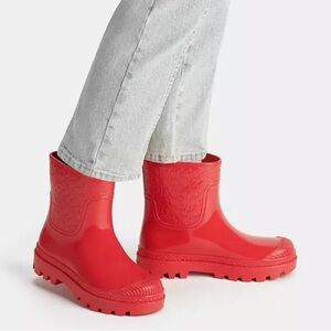 BNIB COACH Awesome and Fun Boots in Candy Red ❤️❤️
